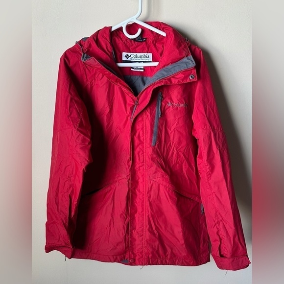 Columbia Other - Columbia Men’s Red Interchange Waterproof Jacket Size Small
